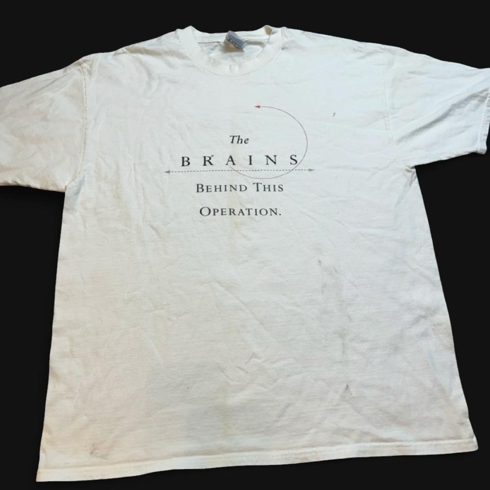 Vintage Compaq computer the brains behind this operation T-shirt XL‎ READ